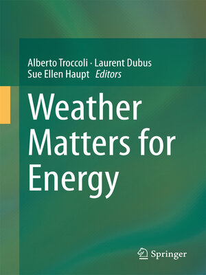 cover image of Weather Matters for Energy